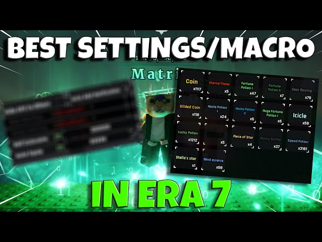 BEST SETTINGS And MACRO To Use IN ERA 7 | Sols RNG class=