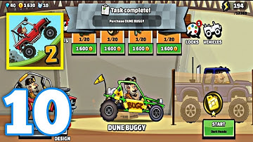 Hill Climb Racing 2 - Gameplay Walkthrough Part #10 - Dune Buggy (iOS, Android)