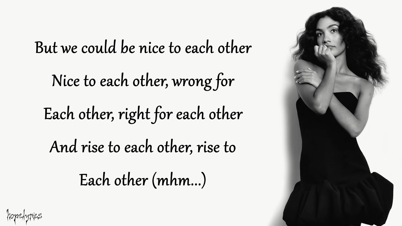 Olivia Dean - Nice To Each Other (Lyrics)