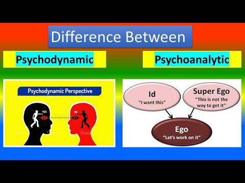 Психодинамик ба психоаналитикийн хоорондох ялгаа