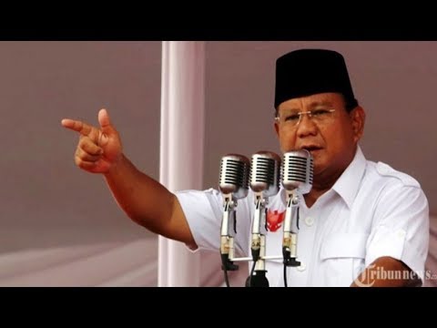 Video Prabowo Pastikan Menang Di Pilpres 2019, 'Kalau Kalah Indonesia Akan Punah'