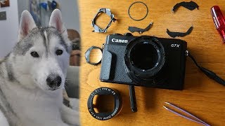 How to Clean Dust from the Canon G7X Mark II WITHOUT Drilling