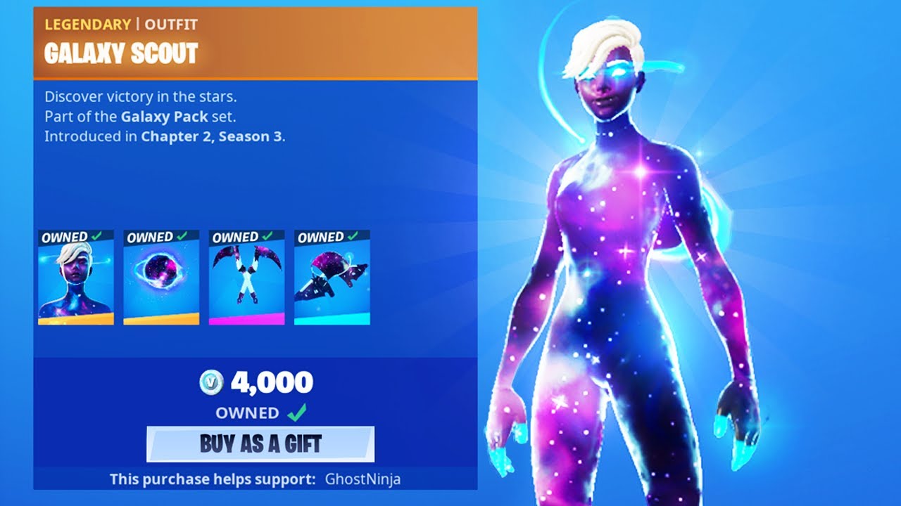 GIFTING *NEW* GALAXY in FORTNITE! - YouTube