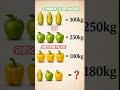 Fruit IQ Challenge 🧠🍎 | 99% Log Fail 😱 | Solve If You Are Genius❓#youtubeshorts #shorts #quiz #maths