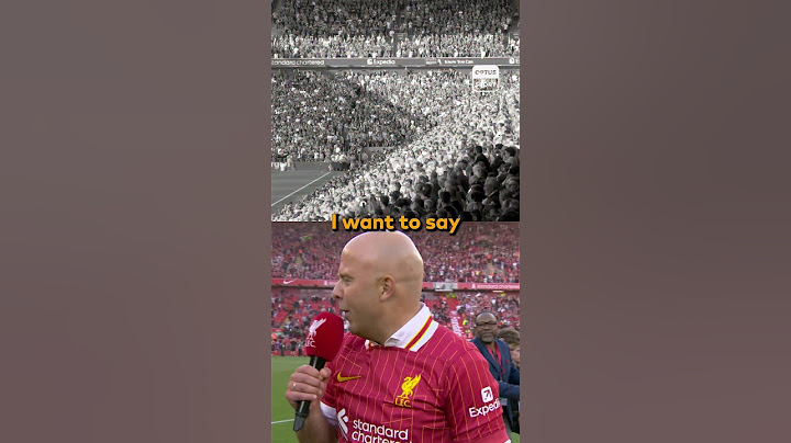 Jurgen Klopp 🤝 Arne Slot. Singing each other's name at Anfield ❤️