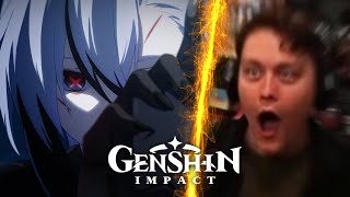 GENSHIN IMPACT "The Song Burning in the Embers" Animated Short REACTION