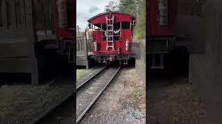 Pedestrian Railroad Crossing with Caboose at Dollywood