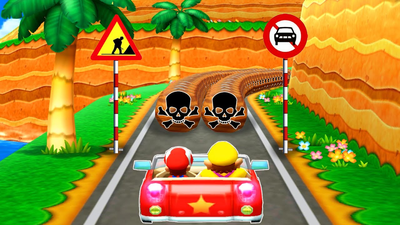 【マリオパーティ100ミニゲームコレクション】ミニゲームマリオVsワリオVsヨッシーVsロゼッタ(最強CPU｢たつじん」)