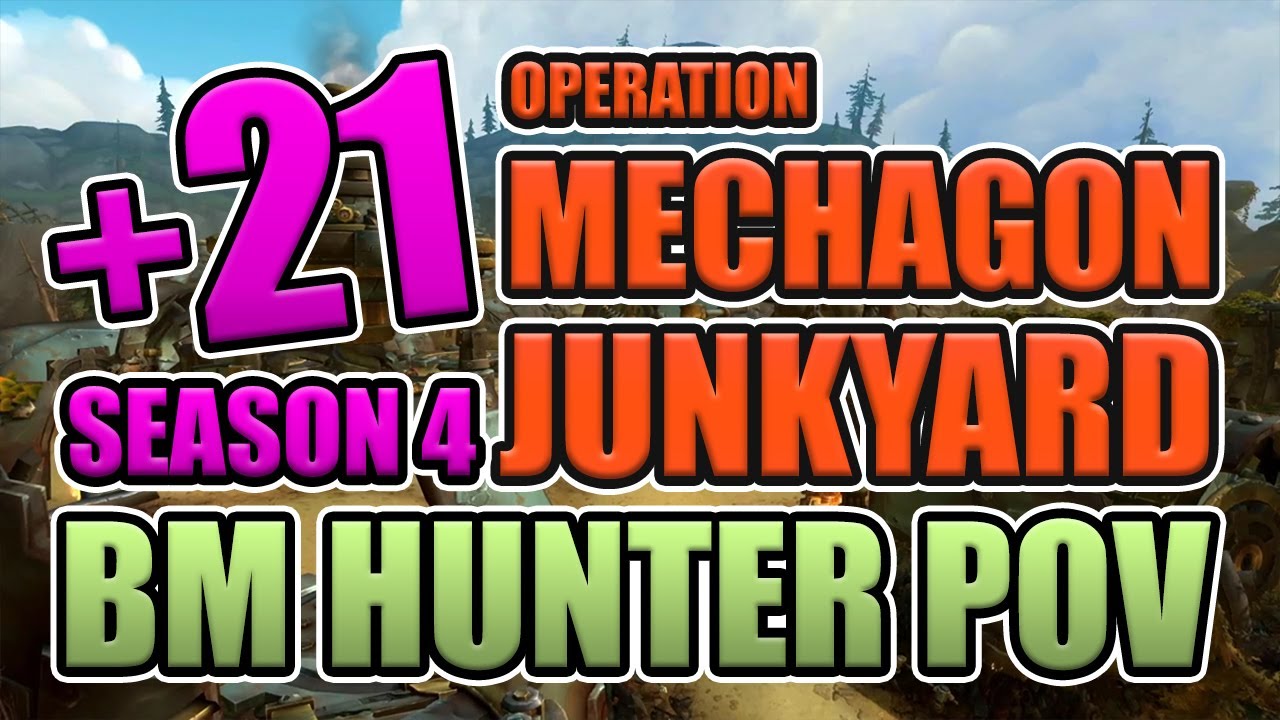 +21 JUNKYARD PUG | 24K OVERALL DPS | BM HUNTER POV | SEASON 4 | SHADOWLANDS