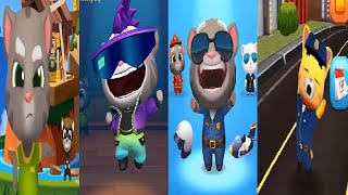 TALKING TOM GOLD RUN 1 VS TALKING TOM GOLD RUN 2 TOM VS SPLASH FORCE VS Pet runner  Cat run games screenshot 2
