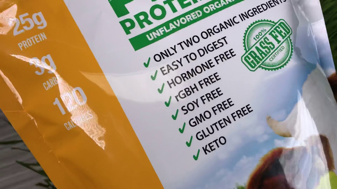The best USDA Organic Primal Protein Powder Grass Fed Year Round By