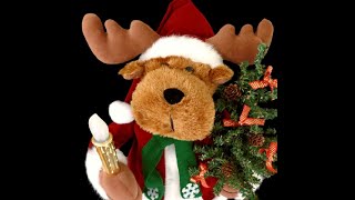 ANIMATED CHRISTMAS MOOSE