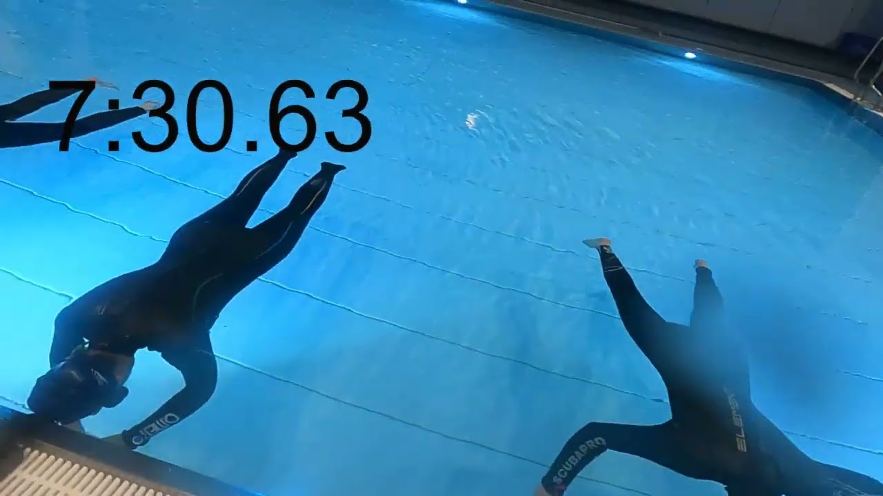 défi apnée Octobre Rose / challenge freediving Octobre Rose - read description