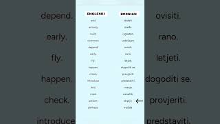 Engleski Rijeci 103 #shortsfeed  #learnbosnian #engleskijezik