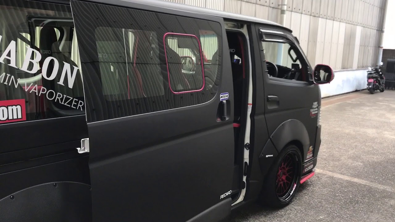 r35 gtr powered hiace van