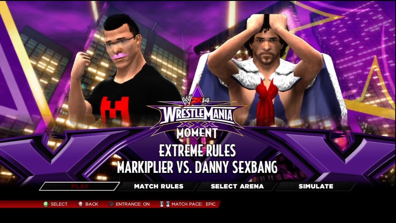 WWE 2K14 - YouTube Tournament (Preliminaries) - 01 - Markiplier vs. Danny Sexbang