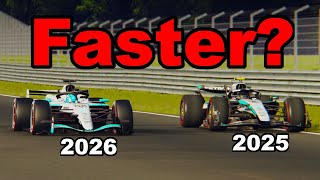 2026 vs 2025 F1 Car