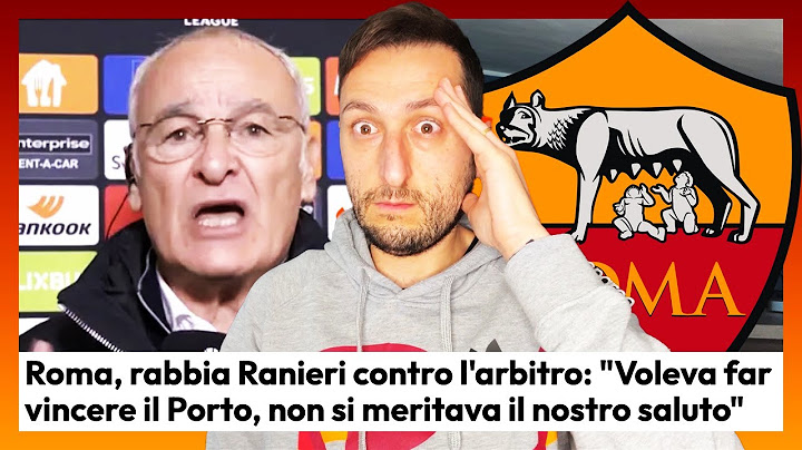 RANIERI è IMPAZZITO... e C'HA RAGIONE‼️ BASTAAAAAAA‼️ PORTO-ROMA 1-1