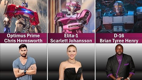 Transformers One All Voice Actors