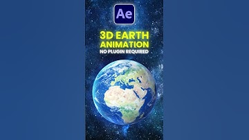 CC Sphere | 3d Spinning Earth in After Effects  #sphere #tutorial