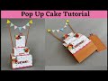 Pop up Greeting Card for Birthday | Paper Cake | Handmade Greeting Card Idea for Birthday