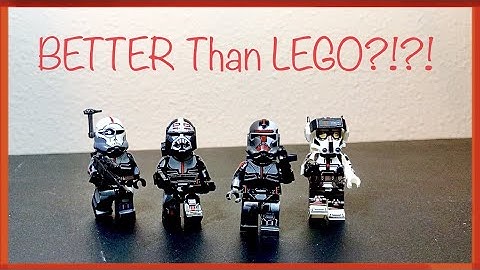 $8 Bootleg LEGO Star Wars BAD BATCH Minifigures review! Better than LEGO!?!