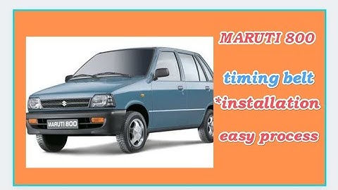 Maruti 800 timing belt change