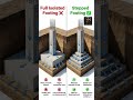 🔥 Full Isolated Footing vs Stepped Footing 🔥#structuralhimanshi #viral #trending#shorts