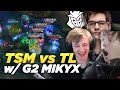 LS | TSM vs TL Analysis | WATCHING LCS PLAYOFFS WITH G2 MIKYX ft. Nemesis