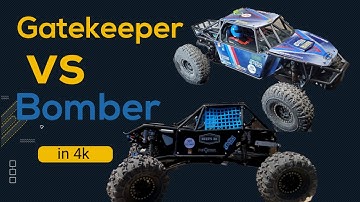 Element Gatekeeper vs Axial Bomber Rock Crawling in 4k 2020