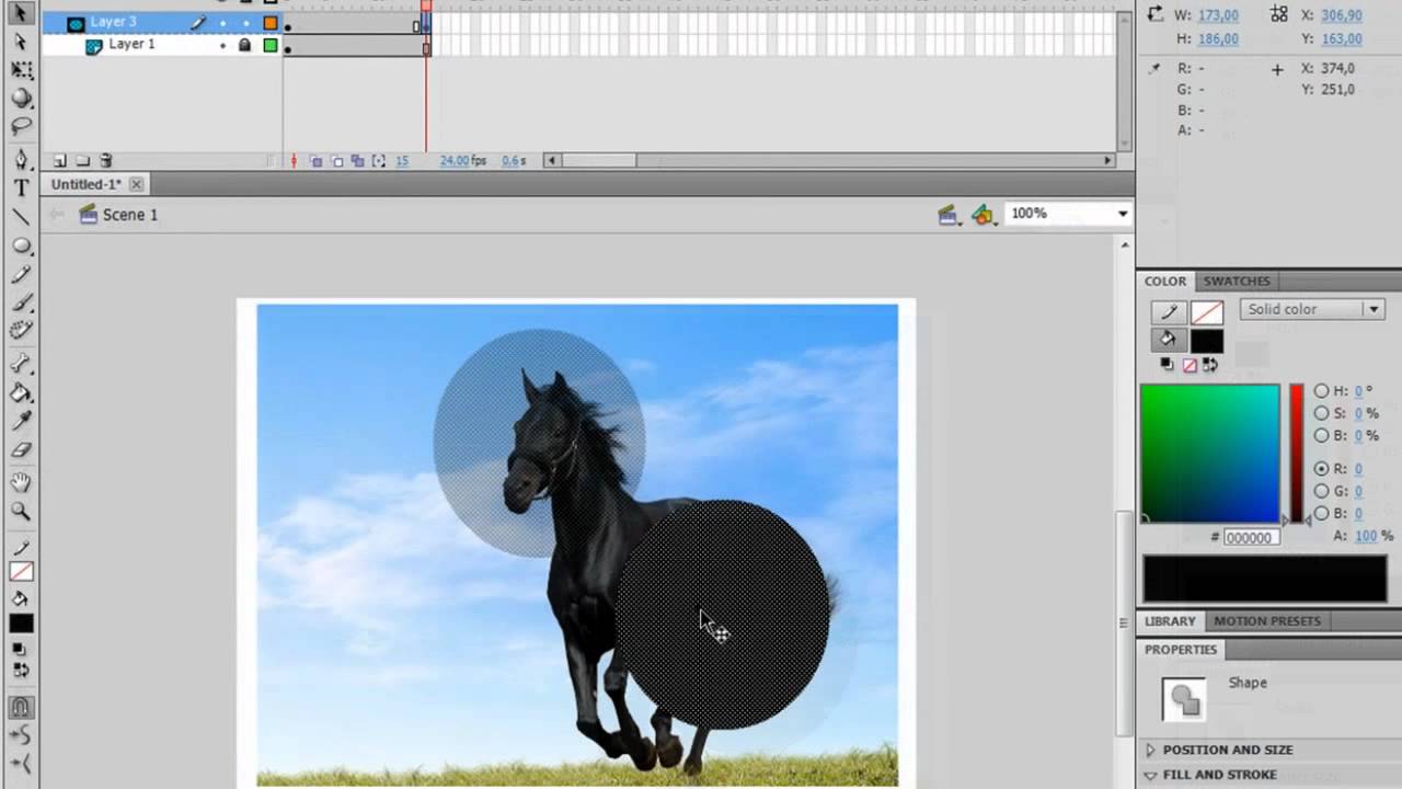 Aprenda a usar o Flash CS5 - Aula 10 -- Mask - YouTube