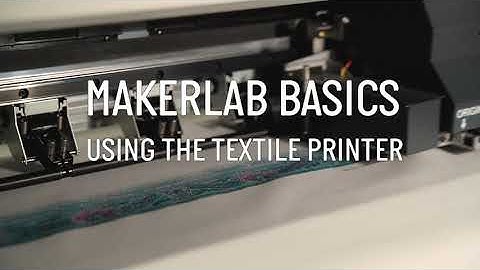 KEA Makerlab Textile Printer