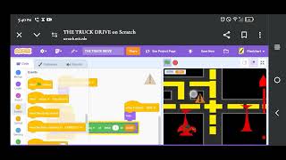 this is the horror game I made on scratch I named it "THE TRUCK DRIVE" I added 20 endings