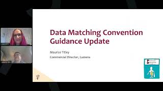 Webinar introducing new PASA guidance on Data Matching Convention and Dashboards Toolkit screenshot 1