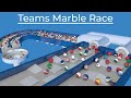 Teams Marble Race 3D Countryballs | 120 Countries | World Tournament