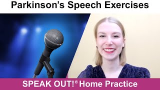 Parkinson’s Speech Exercises: SING WITH INTENT