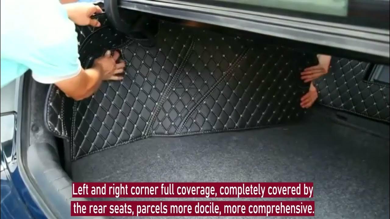 CAR TRUNK MATS leather for MG5 MG 5 2021 2022 Car Rear Trunk Tray Cargo