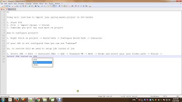 Import and Run Maven Project in Eclipse Spring Tool Suite