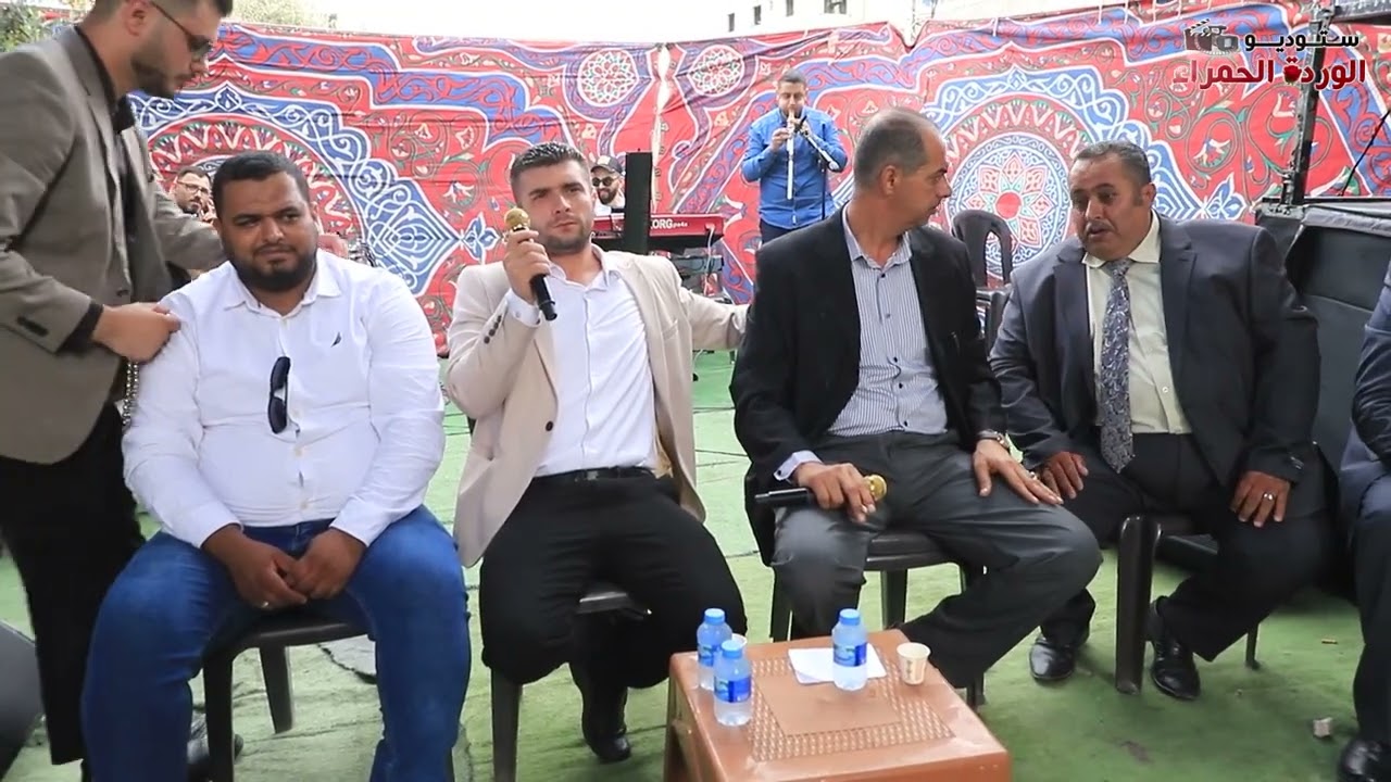 الفنان صهيب جماعيني والفنان بلال فطيمي في زيانة العريس احمد ابراهيم  حجازي الف مبروك كفراللبد 2023