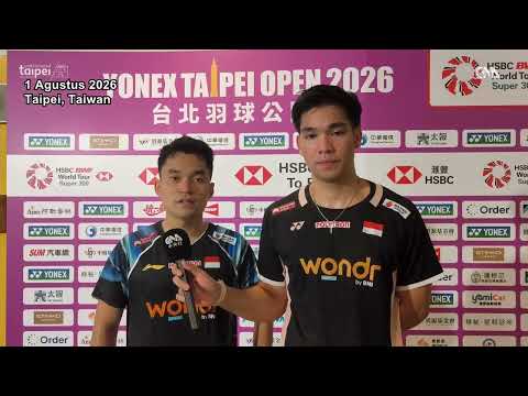 Leo/Daniel Melaju ke Final Super 300 BWF YONEX Taipei Open 2026
