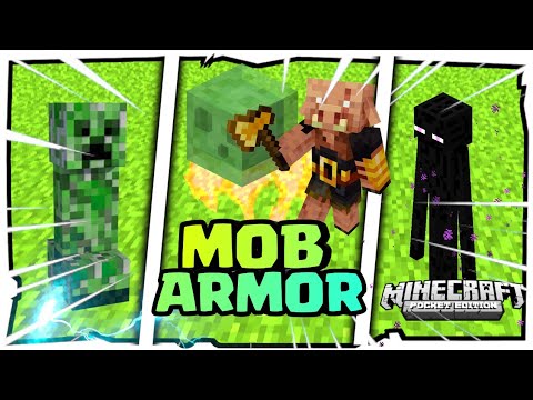 ADDON DE ARMADURAS DE MOBS PARA MINECRAFT PE 1.16.201 ( MOB ARMOR ...