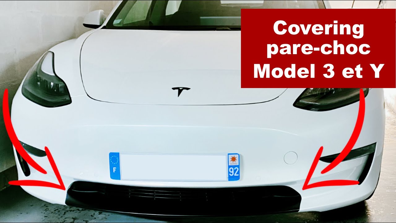Covering pare-choc pour Tesla Model 3 et Model Y 