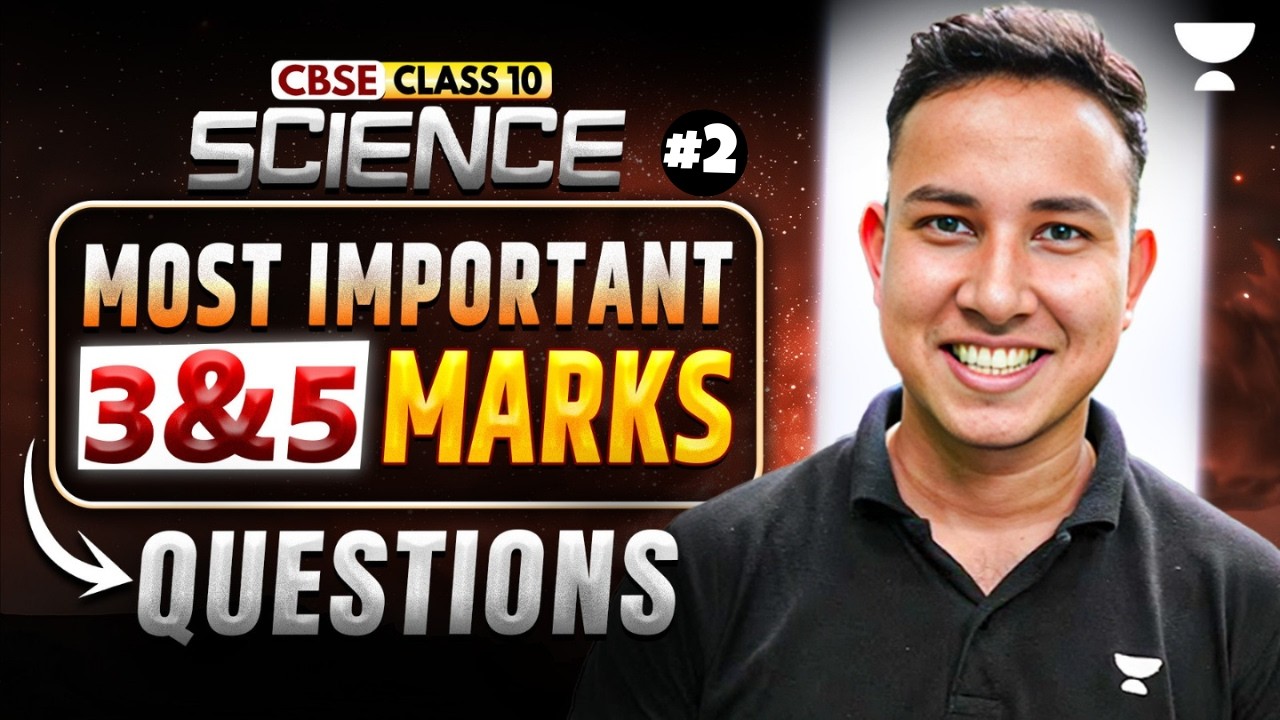 Class 10 Science || Physics Most Important 3 and 5 Marks Questions ...