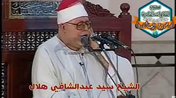 الشيخ سيد عبدالشافي هلال 🌷 قارئ من زمن عمالقة التلاوة 🌷 تلاوة نادرة جداً من سورة القصص