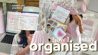 How I stay organized as a student 🎀🩺(even though I’m lowkey lazy) 