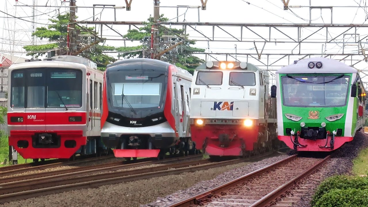 RAMAINYA KERETA API KRL DI KOTA DEPOK : Spesial Kereta Luar Biasa, KRL China, JR 205, TM 05 Series !