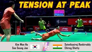 TENSION AT PEAK | Kim Won Ho/Seo Seung Jae VS Satwiksairaj Rankireddy/Chirag Shetty