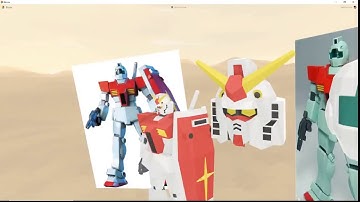 VR Gunpla - Modeling the RGM-79 GM in Virtual Reality using Google Blocks