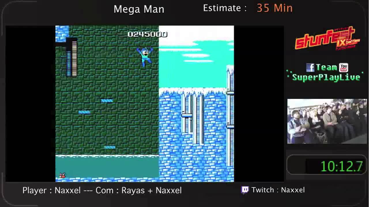 Mega Man (SPEEDRUN 27'15) -Player : Naxxel- [STUNFEST 2013]