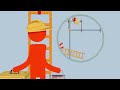 Animation highlighting work at height hazards.